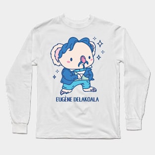 Eugène Delakoala Funny Animal pun Long Sleeve T-Shirt